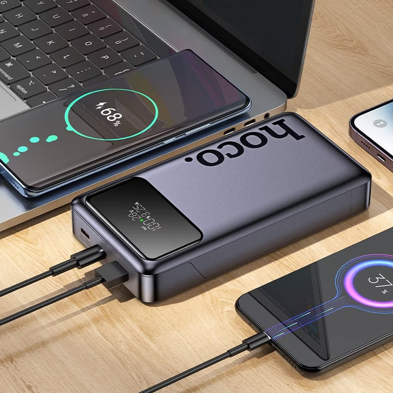 HOCO Q40 Leader PD 65W Power Bank with Digital Display Dark 25000mAh HOCO Q40 Leader PD 65W Power Bank with Digital Display Dark 25000mAh